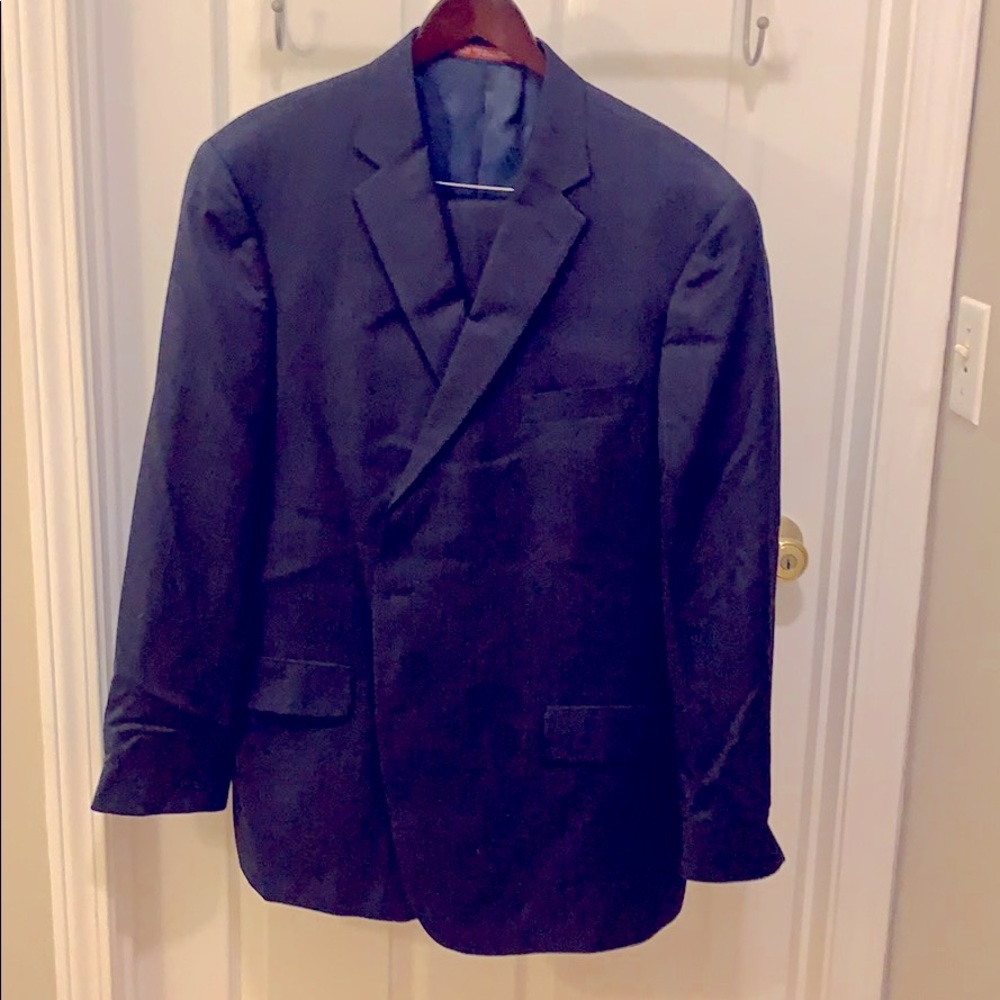 Hart Schaffner Marc Blue Suit